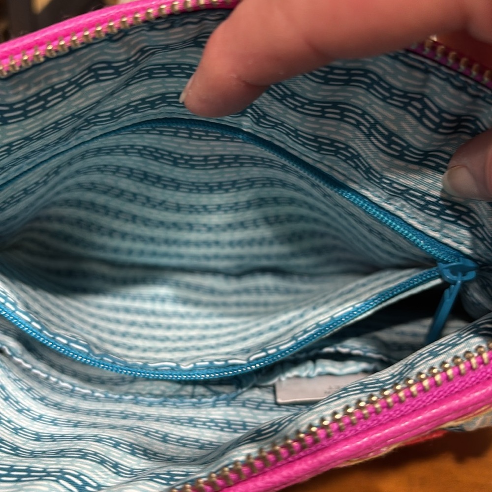 Vera Bradley Floral Crossbody Bag - Pink, Blue, Green - Picture 13 of 13